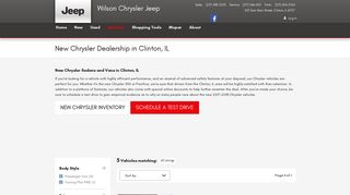 
                            12. New Chrysler Dealership in Clinton IL - Wilson Chrysler Jeep