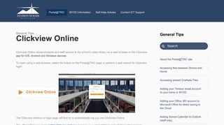 
                            5. New Clickview Online - Tenison Woods College