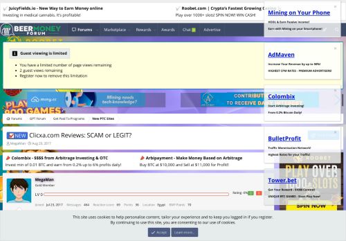 
                            7. NEW - Clicxa.com Reviews: SCAM or LEGIT? | BeerMoneyForum.com - We ...