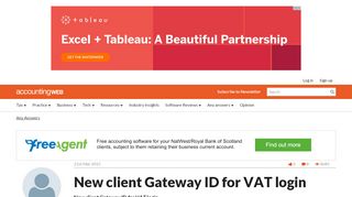 
                            9. New client Gateway ID for VAT login | AccountingWEB