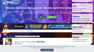 
                            9. NEW - ClixUnion.com Reviews: SCAM or LEGIT? | BeerMoneyForum.com ...