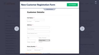 
                            2. New Customer Registration Form Template | JotForm