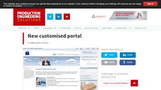 
                            9. New customised portal – PES MEDIA