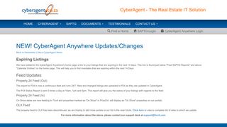 
                            8. NEW! CyberAgent Anywhere Updates/Changes - Real Estate ...