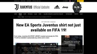 
                            10. New EA Sports Juventus shirt not just available on FIFA 19! ...
