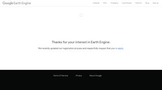 
                            1. New Earth Engine Sign Up – Google Earth Engine
