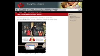 
                            2. New Employee Zone Login Screen - cfmws
