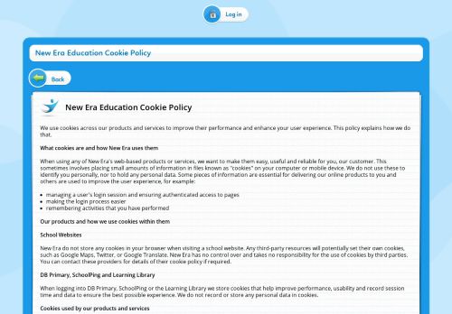 
                            3. New Era Education Cookie Policy - Bishops Cannings CofE