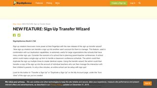 
                            1. NEW FEATURE: Sign Up Transfer Wizard - Sign Up Genius