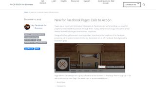 
                            11. New for Facebook Pages: Calls to Action | Facebook for Business