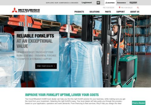 
                            8. New Forklifts & Lift Trucks | Mitsubishi Forklift Trucks