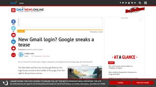 
                            5. New Gmail login? Google sneaks a tease | SciTech | GMA News ...