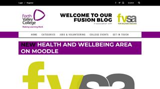 
                            6. New Health and Wellbeing area on Moodle | FVC Fusion