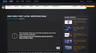 
                            5. New Hero First Look: Wrecking Ball - News - Overwatch