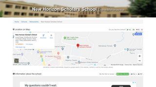 
                            4. New Horizon Scholars School Thane Maharashtra - CBSE