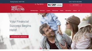 
                            3. New Horizons Credit Union: Home