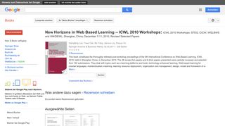 
                            11. New Horizons in Web Based Learning -- ICWL 2010 Workshops: ICWL 2010 ...