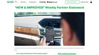 
                            3. *NEW & IMPROVED* Weekly Partner Statement | Grab SG