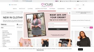 
                            8. New in Clothing | Yours Clothing