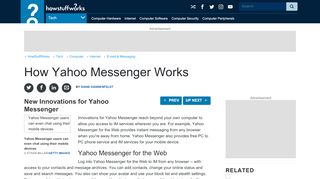 
                            12. New Innovations for Yahoo Messenger | HowStuffWorks