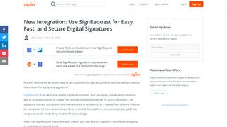 
                            4. New Integration: Use SignRequest for Easy, Fast, and Secure Digital ...