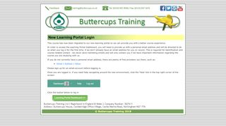 
                            2. New Learning Portal Login - Buttercups Training