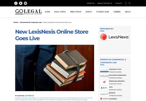 
                            7. New LexisNexis Online Store Goes Live | LexisNexisInsights into The ...