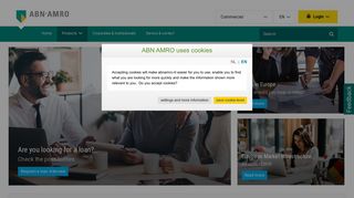 
                            2. New log-in page - ABN AMRO