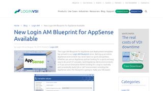 
                            8. New Login AM Blueprint for AppSense Available - Login VSI