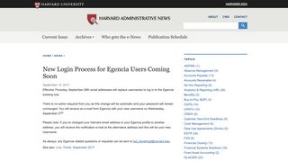 
                            6. New Login Process for Egencia Users Coming Soon | Harvard ...