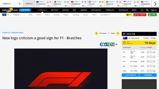 
                            8. New logo criticism a good sign for F1 - Bratches - Motorsport.com
