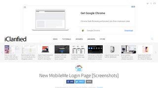 
                            4. New MobileMe Login Page [Screenshots] - iClarified