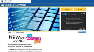 
                            3. New MyHofstra Portal | Hofstra | New York - Hofstra University