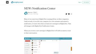 
                            7. NEW: Notification Center – MightyText Blog