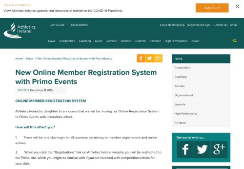 
                            6. New Online Member Registration System with Primo Events ...