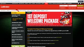 
                            1. New Online Poker Players First Deposit Bonus of 200% up to £1,200
