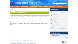 
                            5. New Online Teachers Resource | Jamaica Teachers' Association