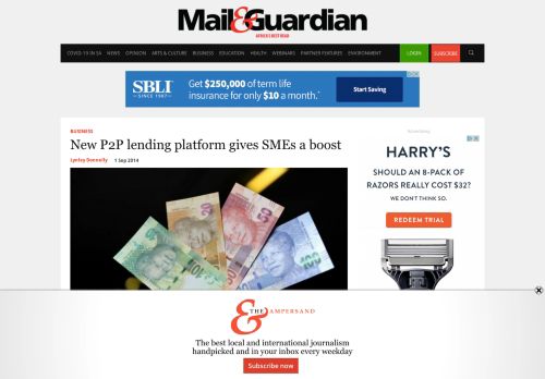 
                            12. New P2P lending platform gives SMEs a boost | Business | M&G