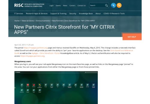 
                            9. New Partners Citrix Storefront for 