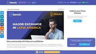 
                            9. New partnership of ICObench and Bitinka | ICObench