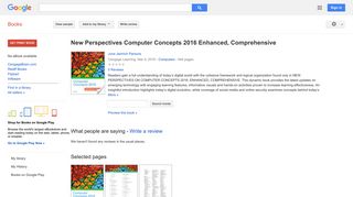 
                            12. New Perspectives Computer Concepts 2016 Enhanced, Comprehensive