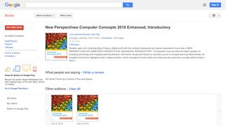 
                            12. New Perspectives Computer Concepts 2016 Enhanced, Introductory