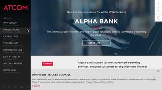 
                            7. New pre log-in website for Alpha Web Banking | ATCOM S.A.