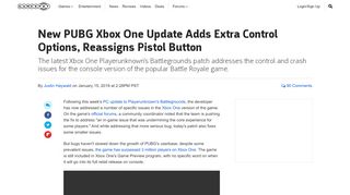 
                            7. New PUBG Xbox One Update Adds Extra Control Options, Reassigns ...