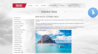 
                            5. NEW ROUTE: ISTANBUL IBIZA - BoraJet