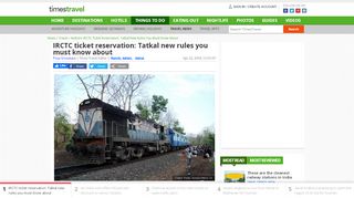 
                            10. New rules Of IRCTC tatkal ticket booking : you should know about it ...