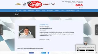 
                            7. New Sales Staff - Jack Carter Chevrolet Cadillac Buick GMC