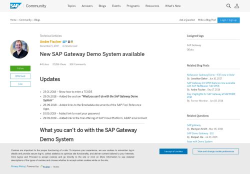 
                            3. New SAP Gateway Demo System available | SAP Blogs