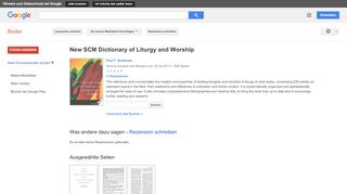 
                            12. New SCM Dictionary of Liturgy and Worship