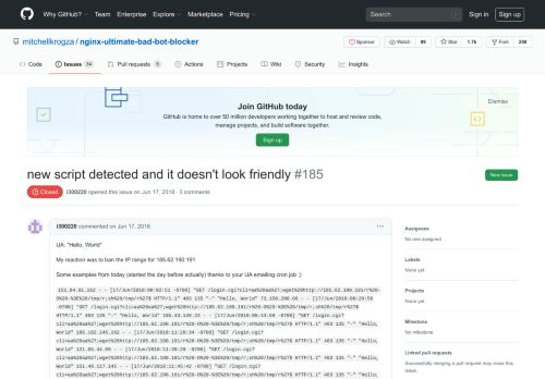 
                            7. new script detected and it doesn't look friendly · Issue #185 ... - GitHub